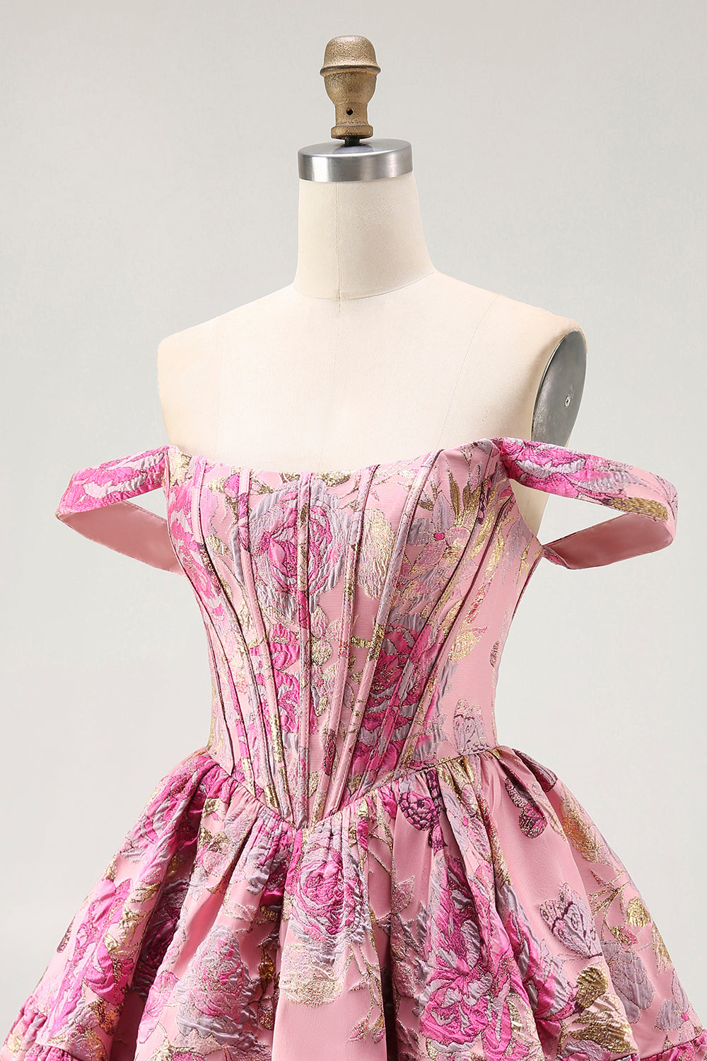 Blush Corset A Line Fluffy Short Homecoming Dress