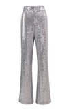 Sparkly Silver Notched Lapel 2 Piece Sequin Women Prom Suits