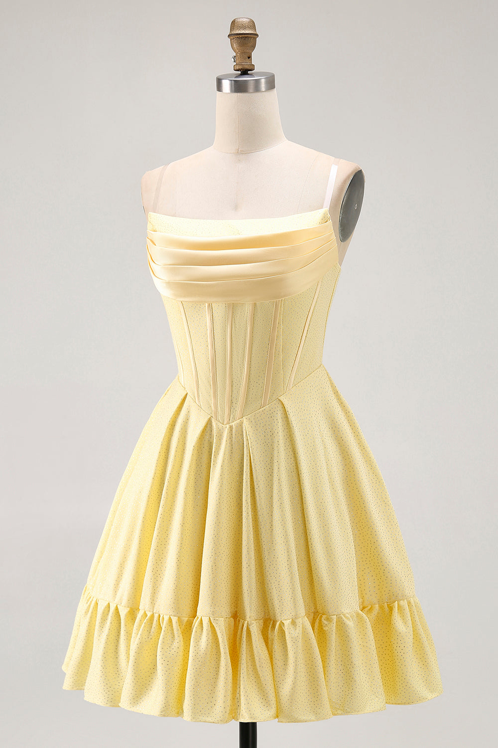Zapakasa Women Sparkly Yellow Corset Short Homecoming Dress with Beading A Line Lace Up Back Strapless Cocktail Dress Zapakasa Women Sparkly Yellow Corset Short Homecoming Dress with Beading A Line Lace Up Back Strapless Cocktail Dress