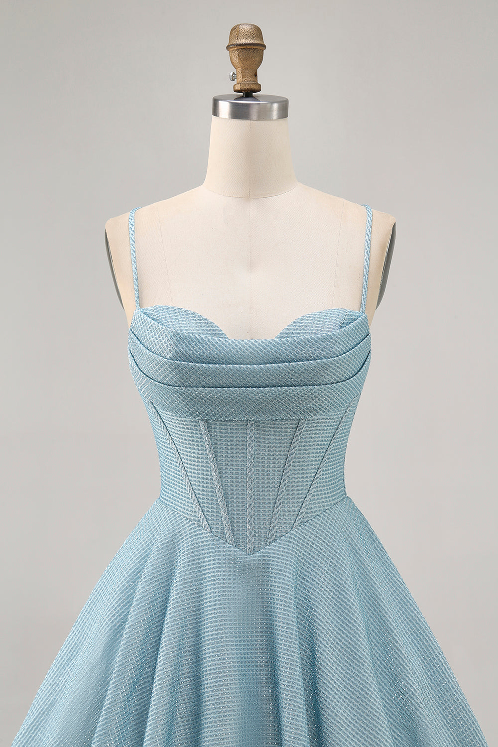 Zapakasa Women Grey Blue Corset Short Homecoming Dress A Line Spaghetti Straps Lace Up Back Cocktail Dress Zapakasa Women Grey Blue Corset Short Homecoming Dress A Line Spaghetti Straps Lace Up Back Cocktail Dress