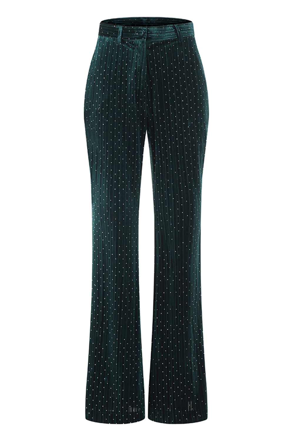 Sparkly Dark Green Peak Lapel 2 Piece Women Prom Suits