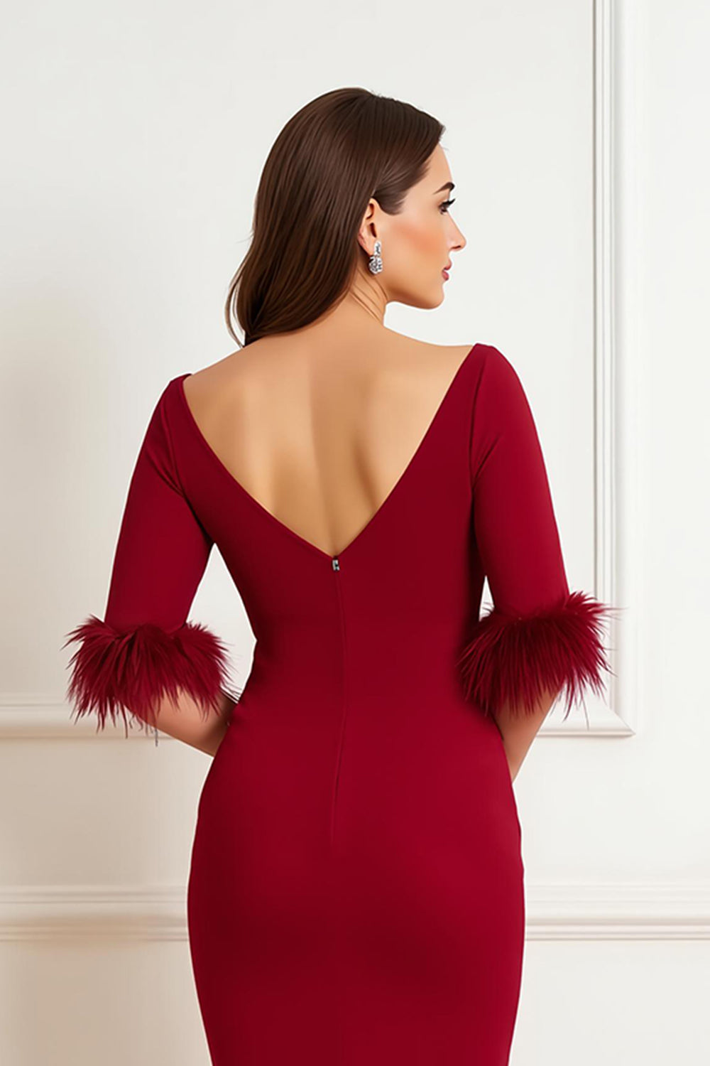 dark red wedding guest dress Dresses designed to captivate at every special moment Zapakasa Women Dark Red Satin