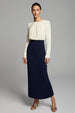 Navy and White