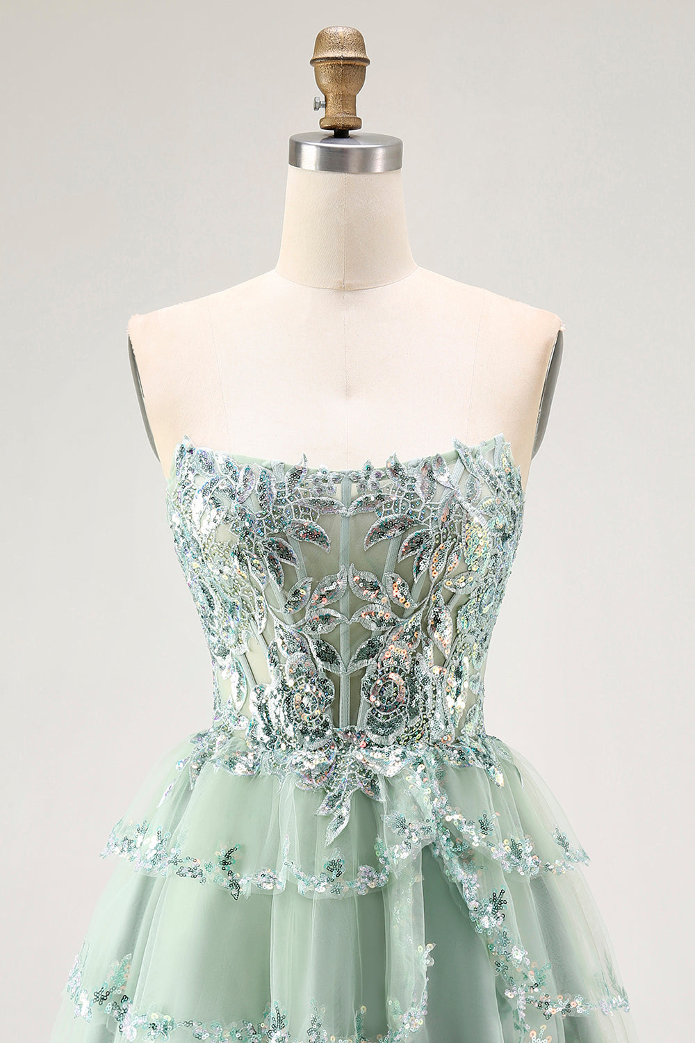 sage green prom dress short Green Tulle Short A-Line Prom Dress, Cute A-Line Homecoming Party Dres