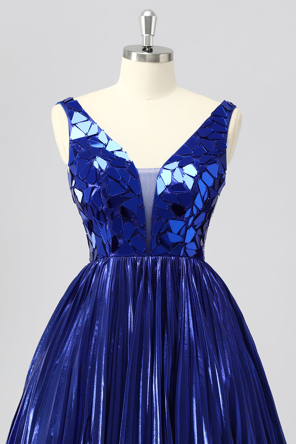Sparkly Golden A Line Mirror Short Homecoming Dress