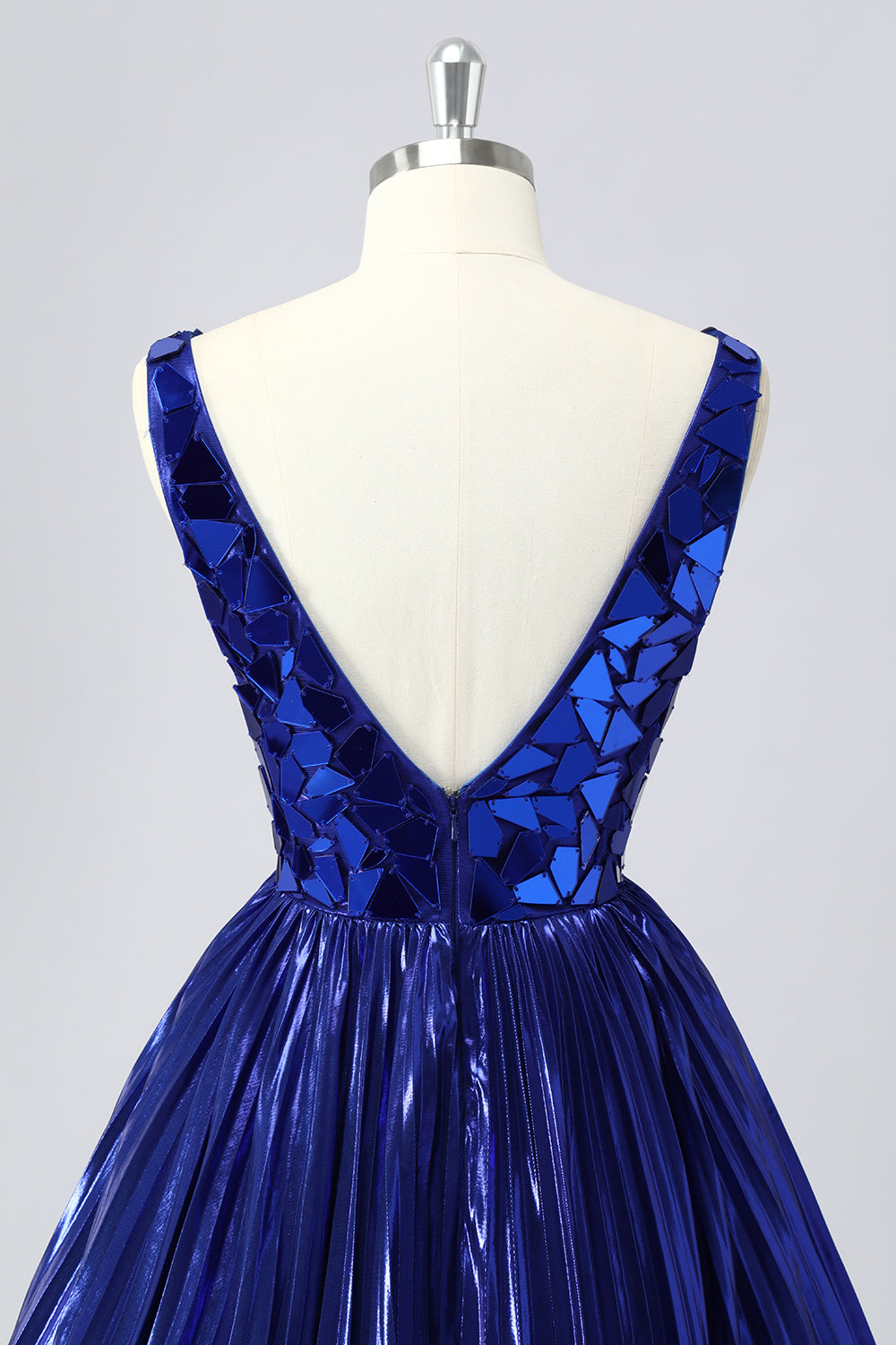 Sparkly Golden A Line Mirror Short Homecoming Dress