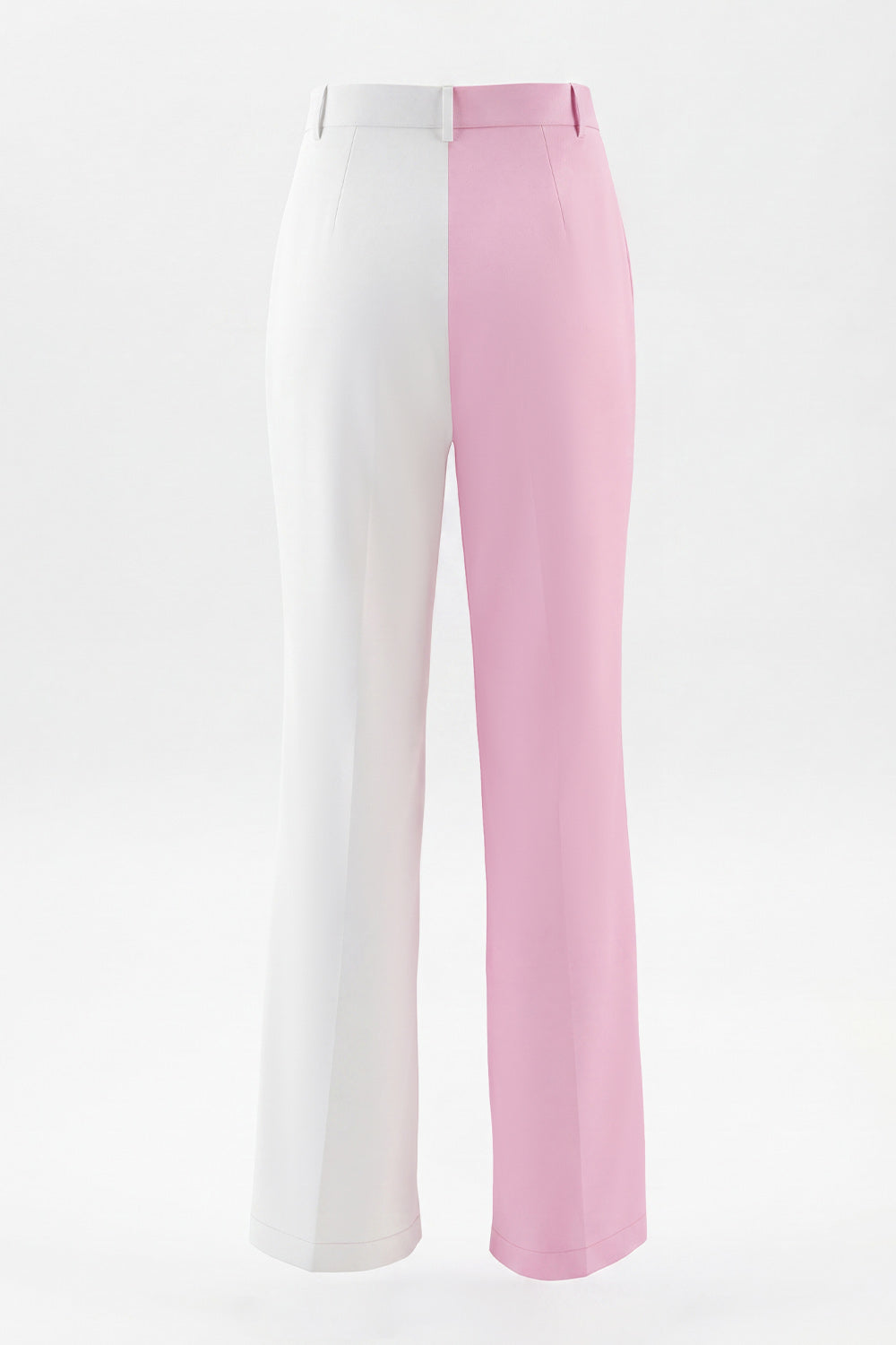 Coral Ivory Peak Lapel 2 Piece Patchwork Prom Suits with Pockets