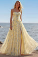 Yellow Blue Flower