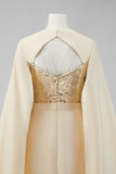 Cabernet Sparkly Long Sleeves Mother of the Bride Jumpsuits with Pockets