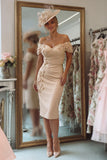 Blush Pink Floral Bodycon Off the Shoulder Midi Mother of the Bride Dress