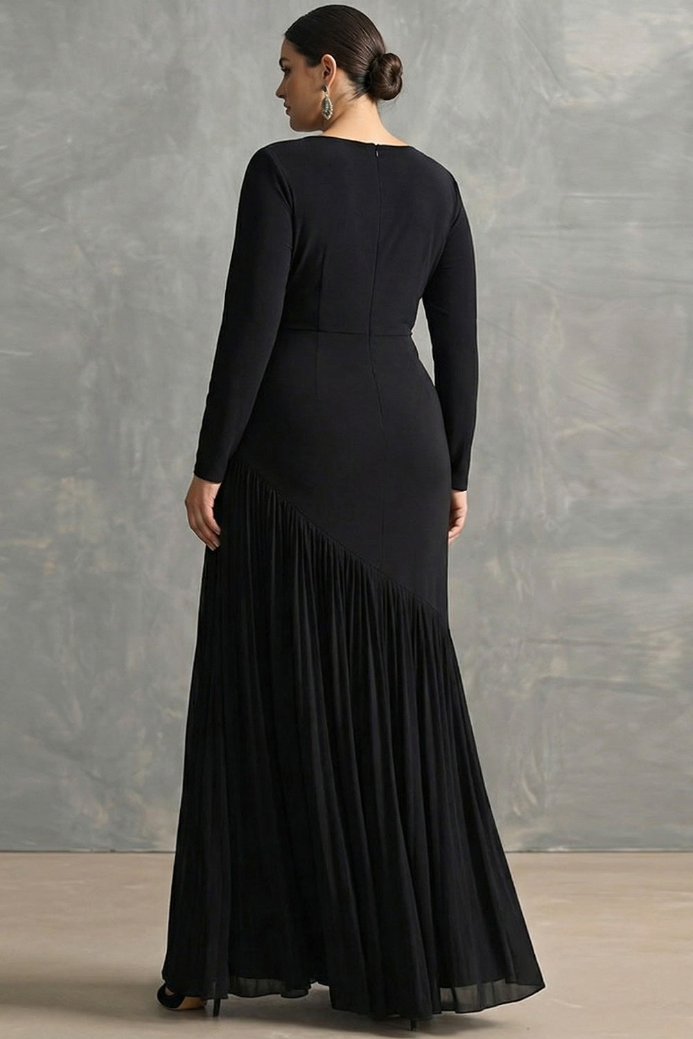 boat neck long sleeve black dress Weekday Boat Neck Long Sleeve Mini Dress in Black