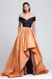 Black and Light Orange
