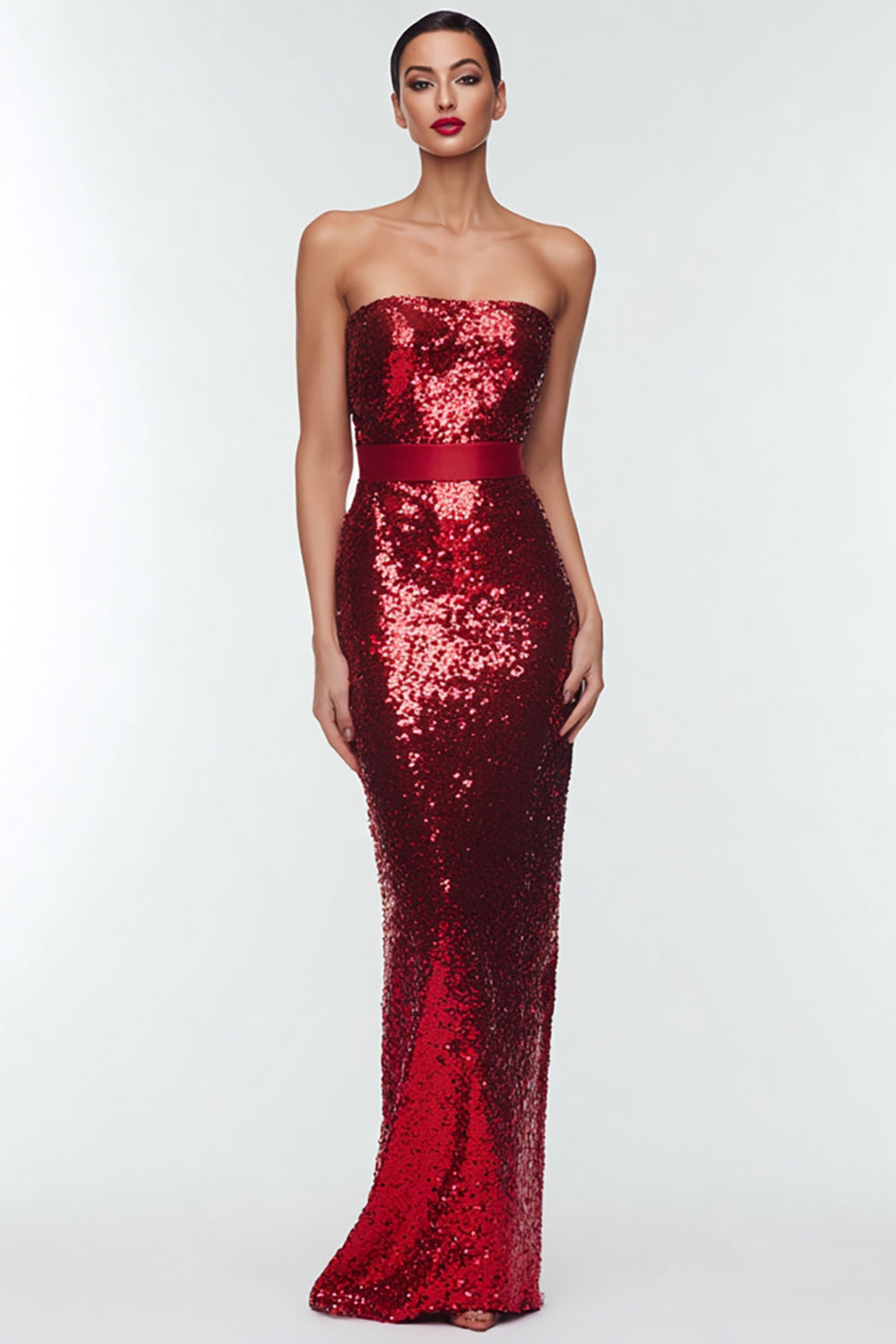Zapakasa Women Sparkly Navy Sequin Long Holiday Party Dress Strapless Mermaid Evening Dress Zapakasa Women Sparkly Navy Sequin Long Holiday Party Dress Strapless Mermaid Evening Dress