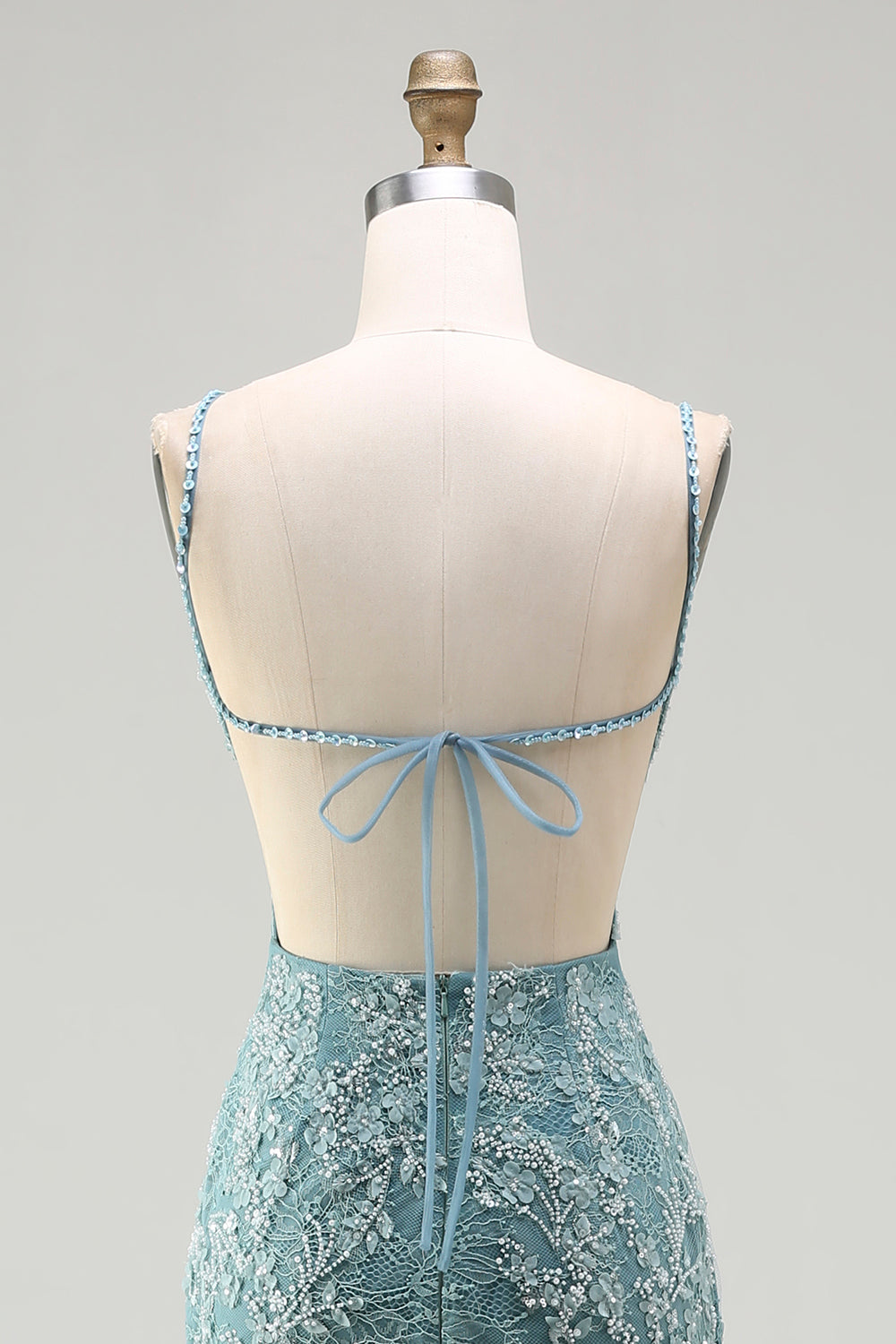 Sparkly Floral Pink Long Mermaid Beaded Prom Dress with Slit