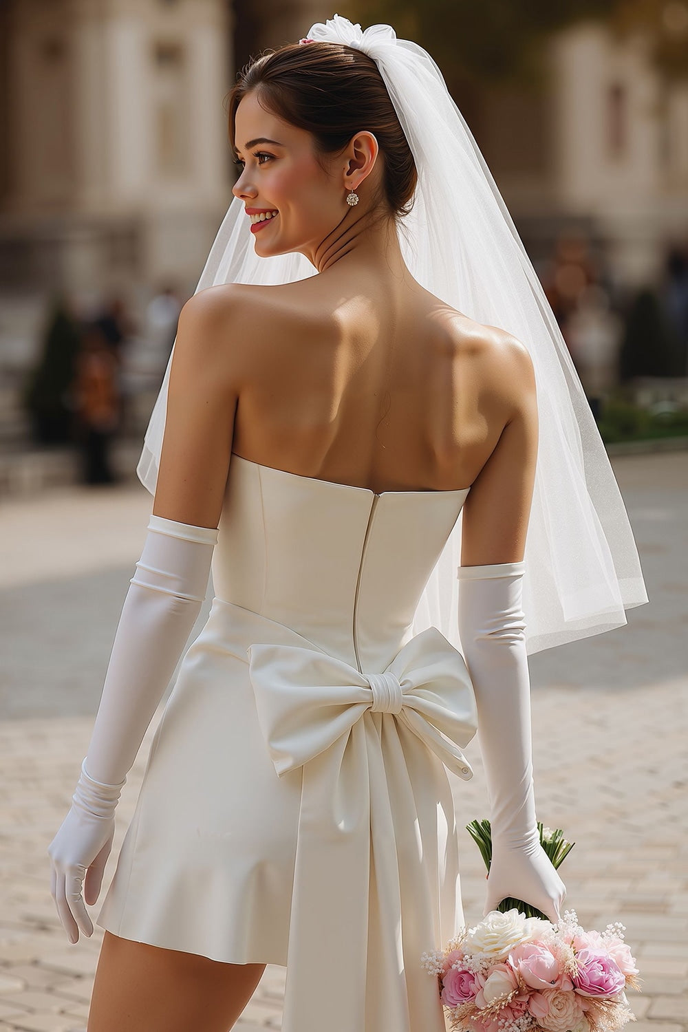 white christmas dresses Zapaka Women Ivory Corset Short Wedding Dress with Bow Off The Shouder A white christmas dresses Zapaka Women Ivory Corset Short Wedding Dress with Bow Off The Shouder A