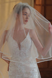 Ivory Tulle Long Bridal Veil