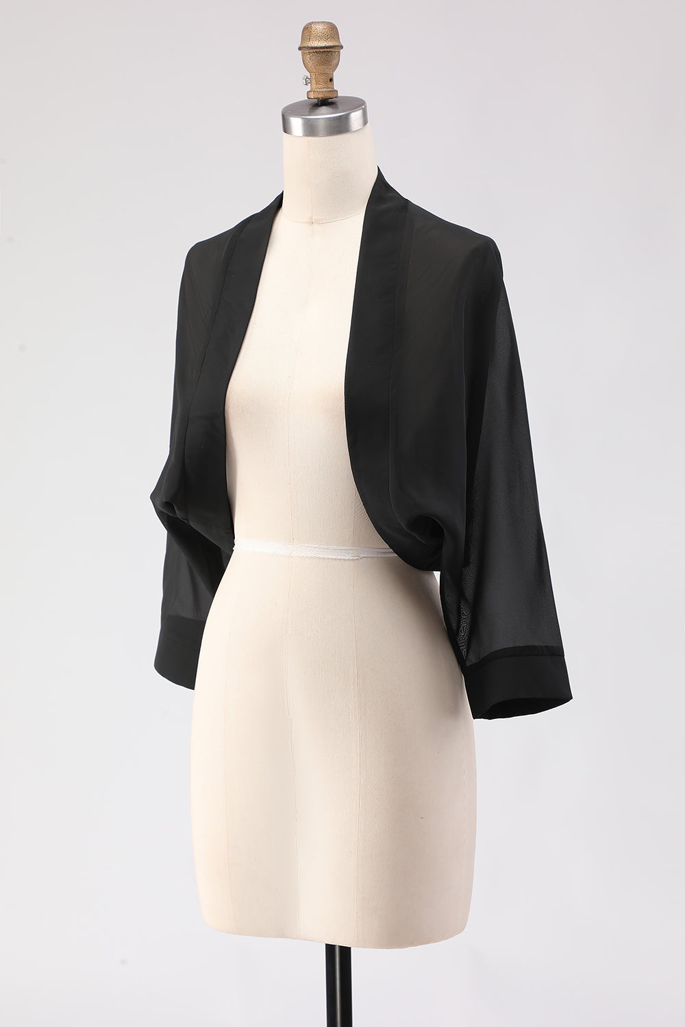 Black Long Sleeves Simple Women Jacket