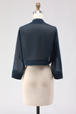 Black Long Sleeves Simple Women Jacket