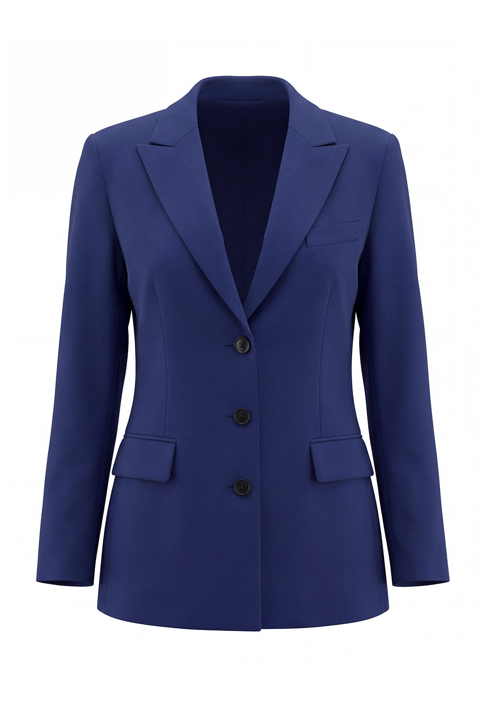 Khaki Peak Lapel 2 Piece Flared Single Breasted Business Suits with Pockets