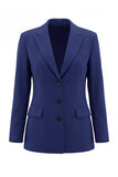 Khaki Peak Lapel 2 Piece Flared Single Breasted Business Suits with Pockets
