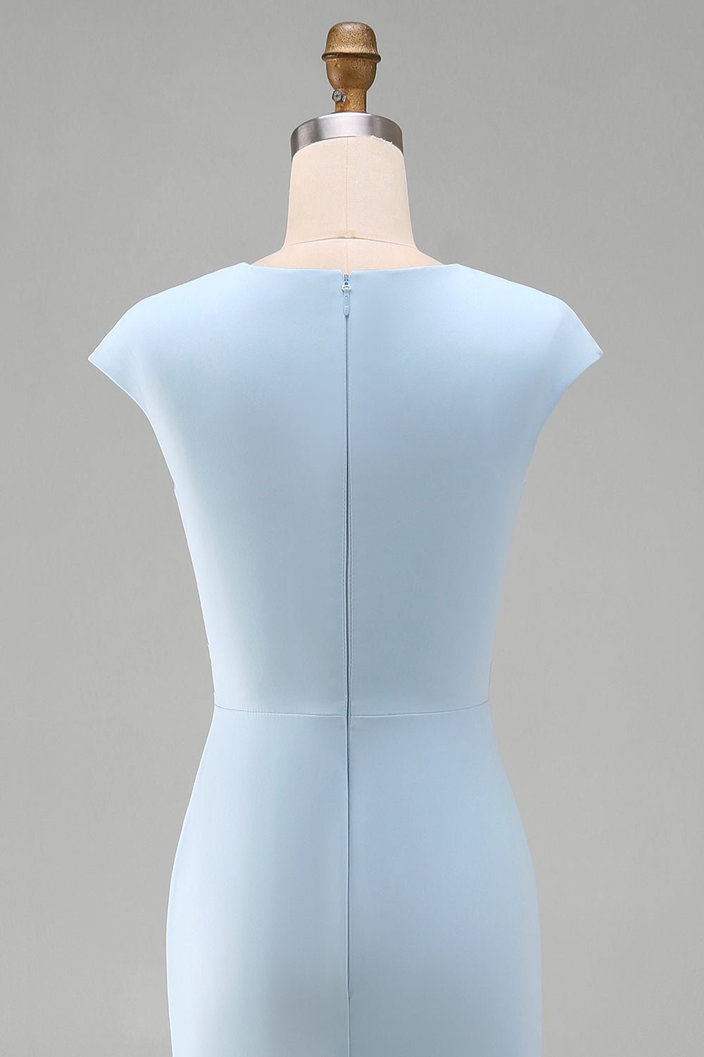 Simple White Crew Neck Bodycon Ruched Midi Rehearsal Dinner Dress