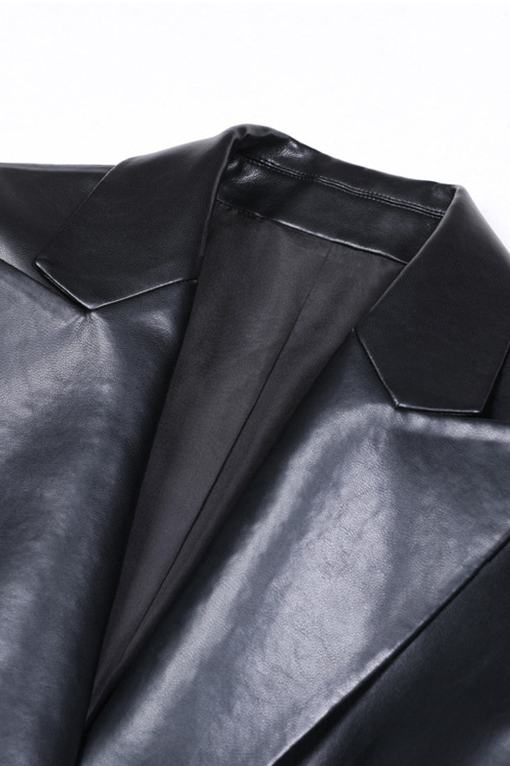 Black Peak Lapel Single Breasted Women Prom Jacket