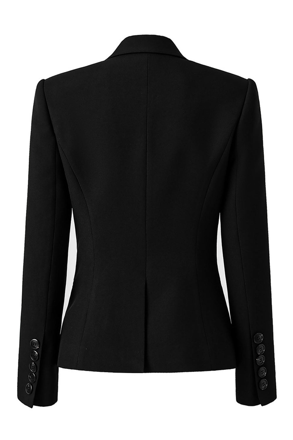 Sparkly Black Beaded Peak Lapel Single Breasted Women Prom Blazer