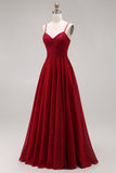 Appliqued Burgundy A Line Floral Long Mother of the Bride Dress with Jacket