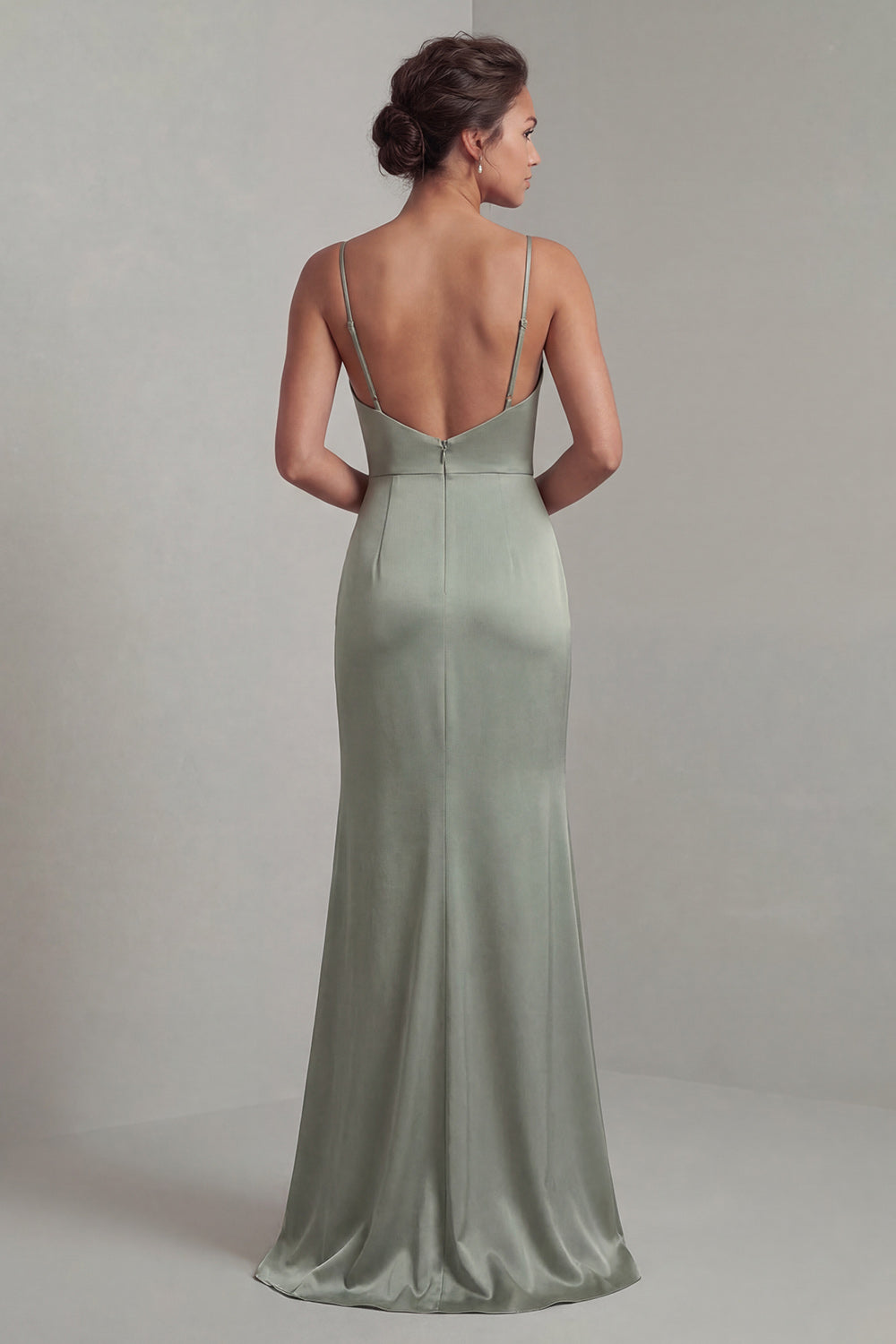Long Mermaid Sparkly Light Green Sequin Mother of the Bride Dress with Cape