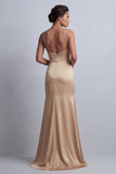 Sparkly Champagne Long Mermaid Beaded Mother of the Bride Dress with Cape