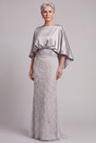 Mermaid Sparkly Champagne Beaded Long Mother of the Bride Dress with Pockets
