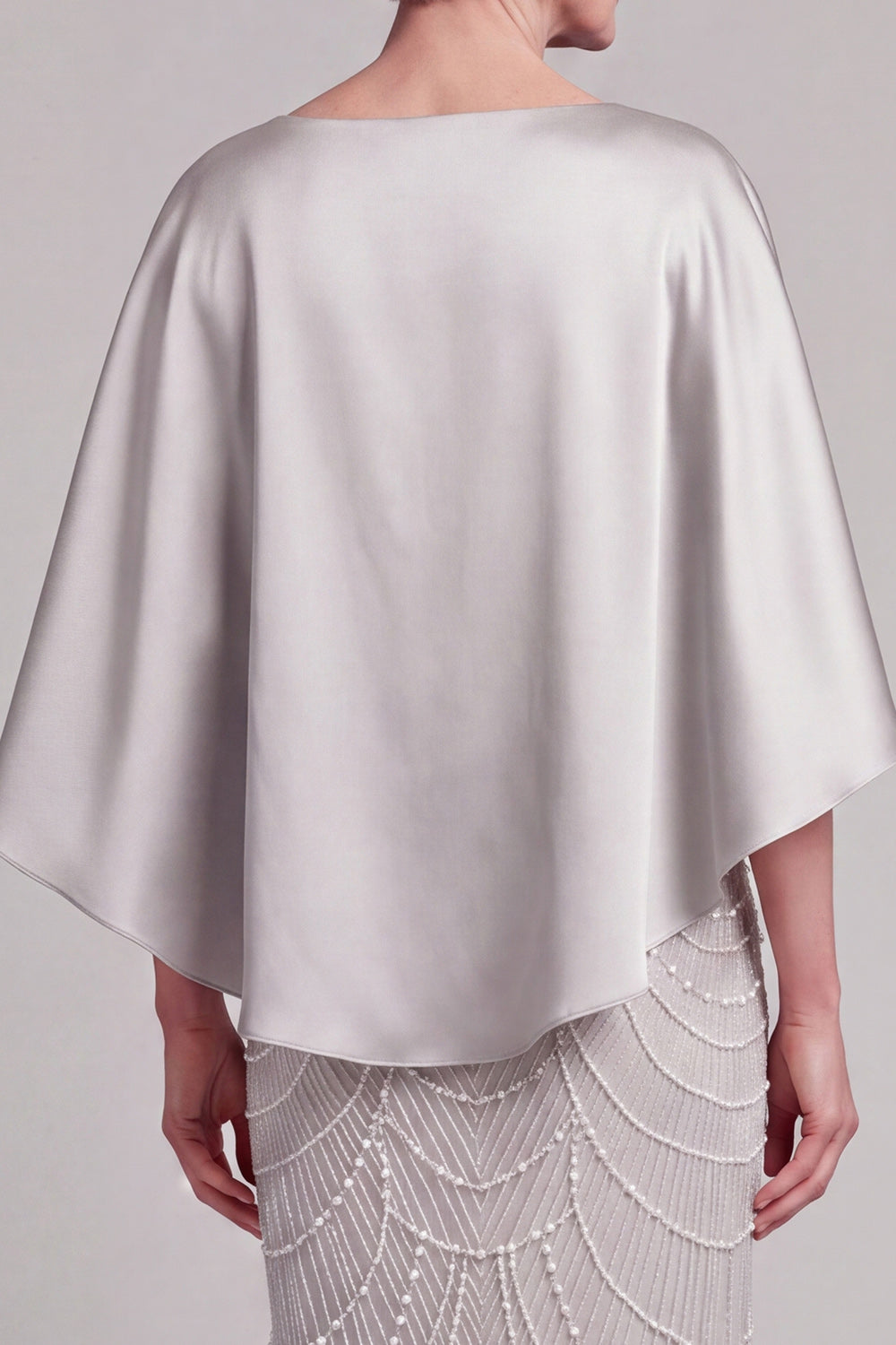 Mermaid Sparkly Champagne Beaded Long Mother of the Bride Dress with Pockets