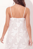Short Floral White A Line Spaghetti Straps Graduation Dress