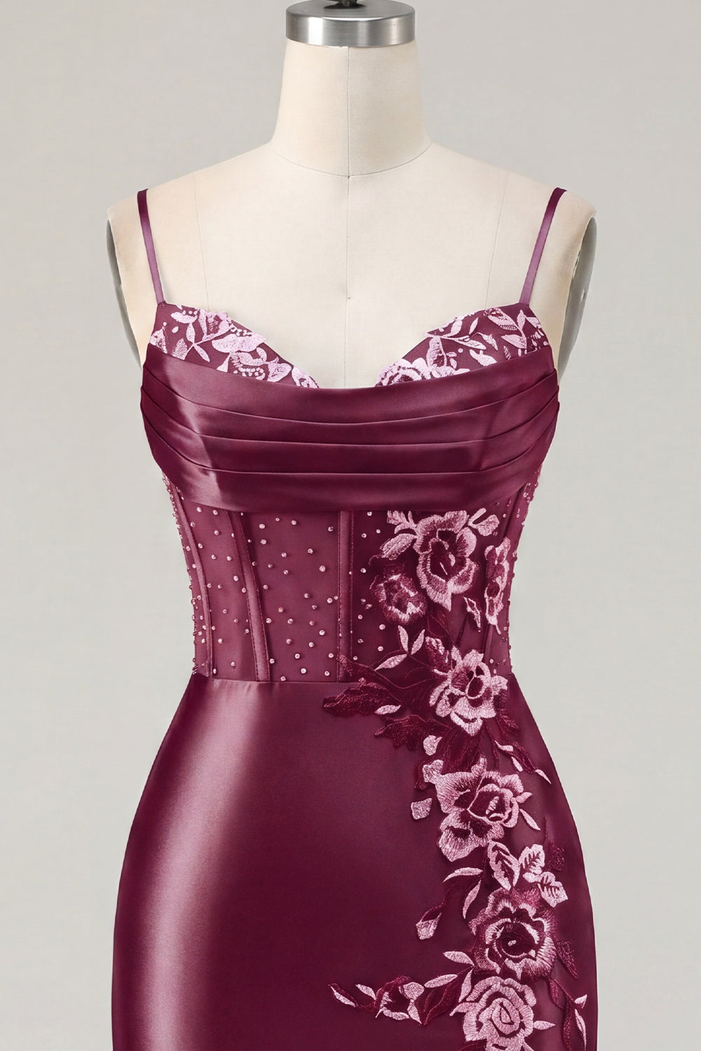 Floral Navy Corset Tight Short Homecoming Dress with Beading
