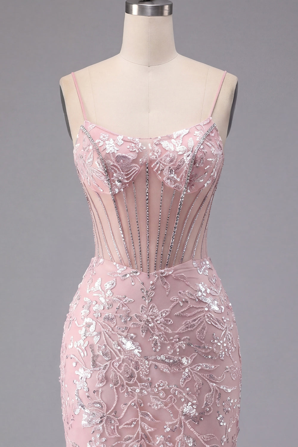 Sparkly Dark Green Corset Tight Short Floral Homecoming Dress with Beading