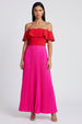 Fuchsia and Red