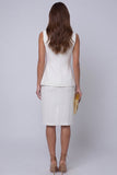 Ivory 2 Piece Single Breasted Business Suits