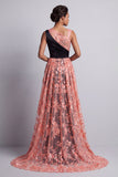 Sparkly Watermelon Mermaid Long Floral Mother of the Bride Dress with Cape