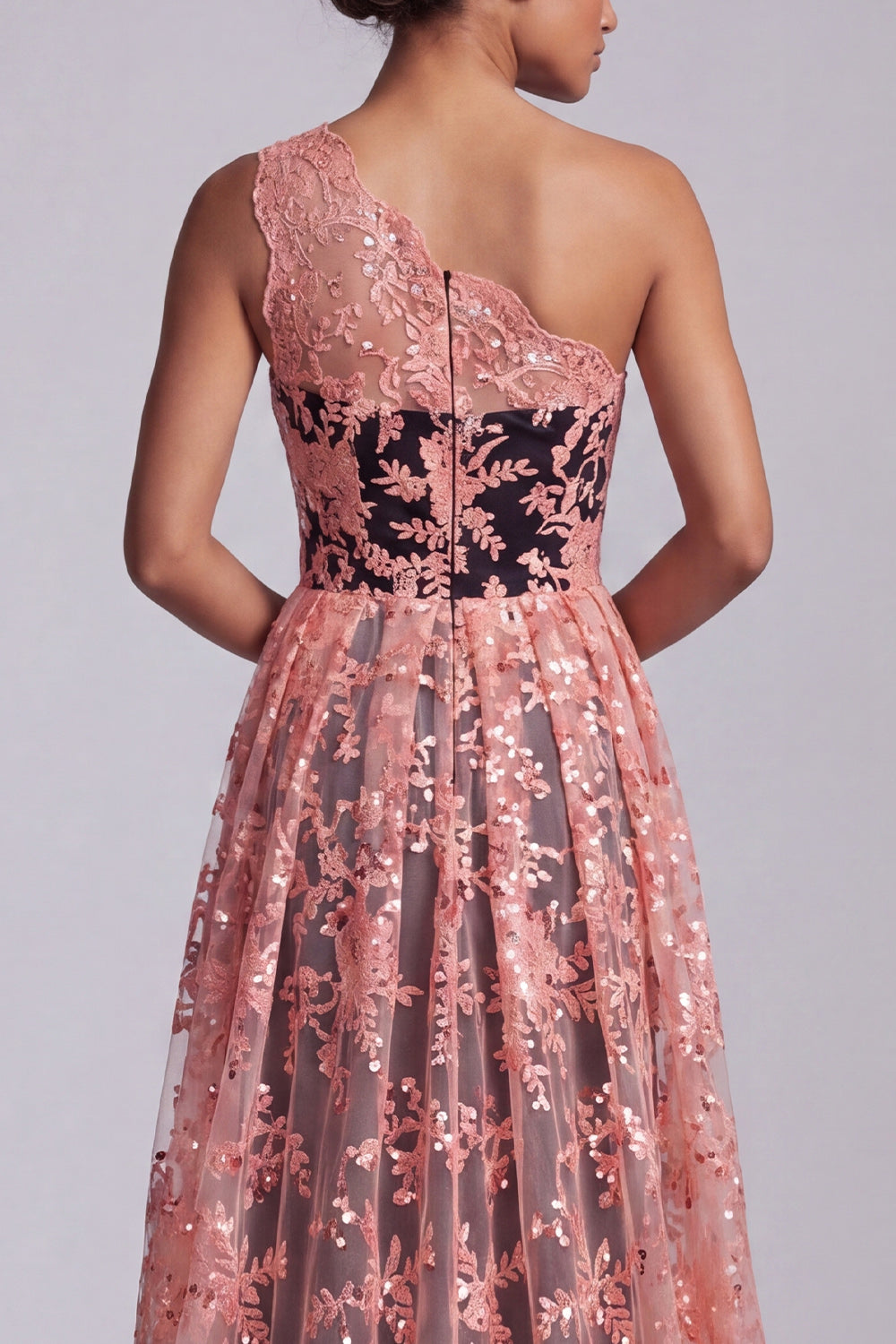Long Floral Sparkly Watermelon Mermaid Mother of the Bride Dress with Cape