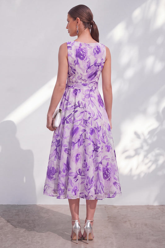 Zapakasa Women Purple Flower Maxi Beach Wedding Guest Dress with Bow A Line V-Neck Summer Dress Zapakasa Women Purple Flower Maxi Beach Wedding Guest Dress with Bow A Line V-Neck Summer Dress
