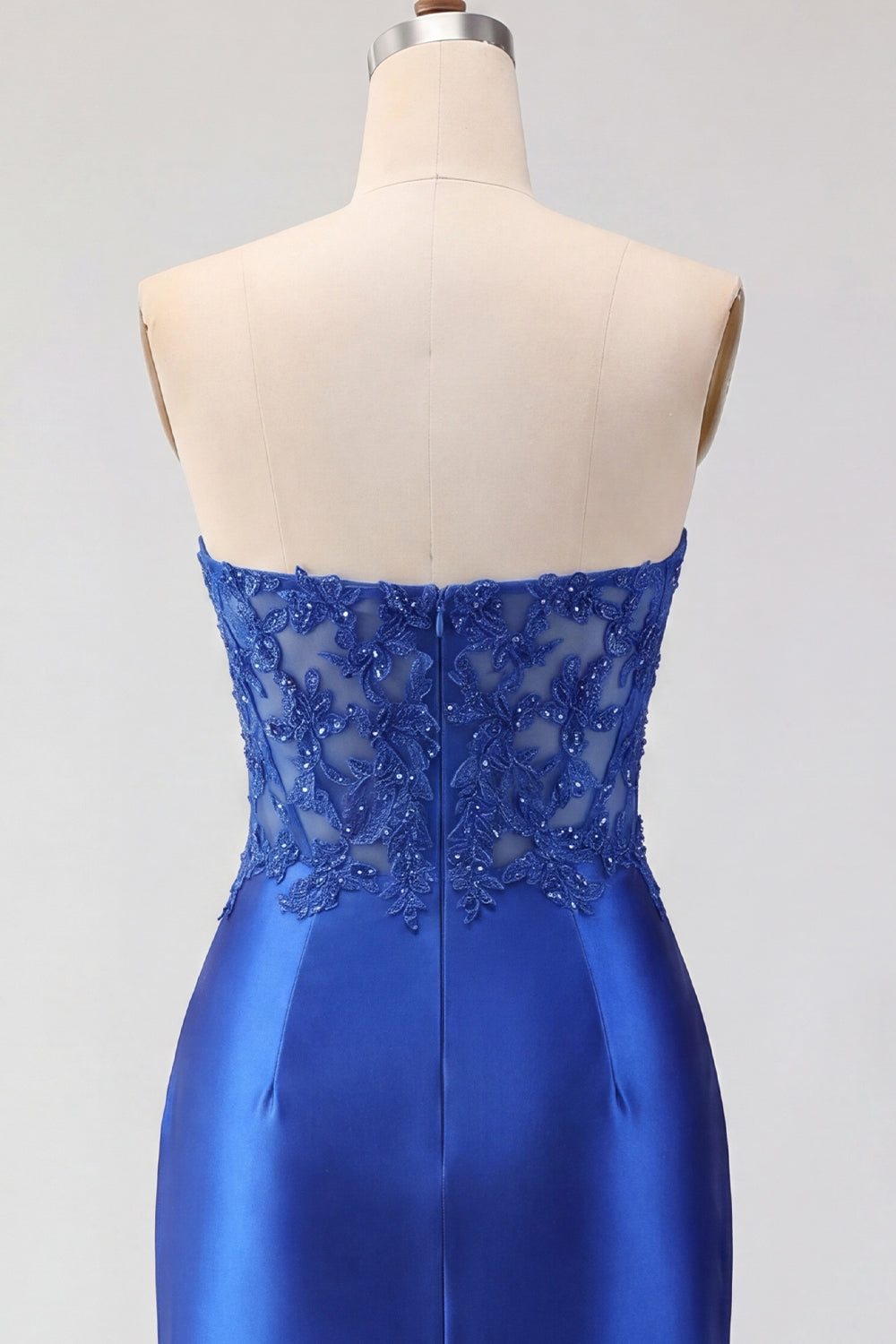 Red Corset Tight Short Strapless Homecoming Dress with Lace