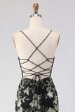 Sparkly Pink Floral Corset Tight Short Beaded Spaghetti Straps Homecoming Dress