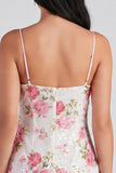 Sequins Floral Tight Short Sparkly Light Pink Homecoming Dress with Bow