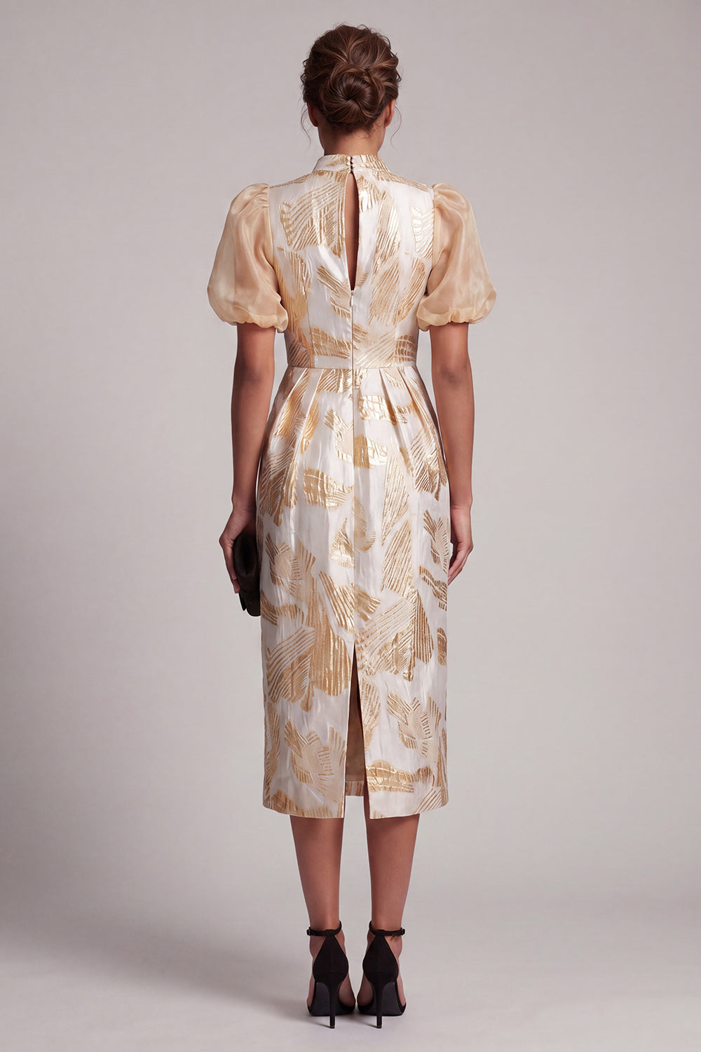 sachin and babi light blue dress Champagne Mother of the Bride Dresses – Terijon.com main image 0