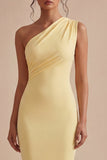 Daffodil One Shoulder Mermaid Long Formal Dress