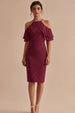 Burgundy White Dots