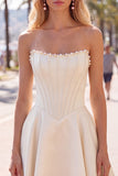 Fuchsia Corset Satin A-Line Short Homecoming Dress with Beading