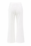 2 Piece Strapless White Double Breasted Business Suits with Pockets