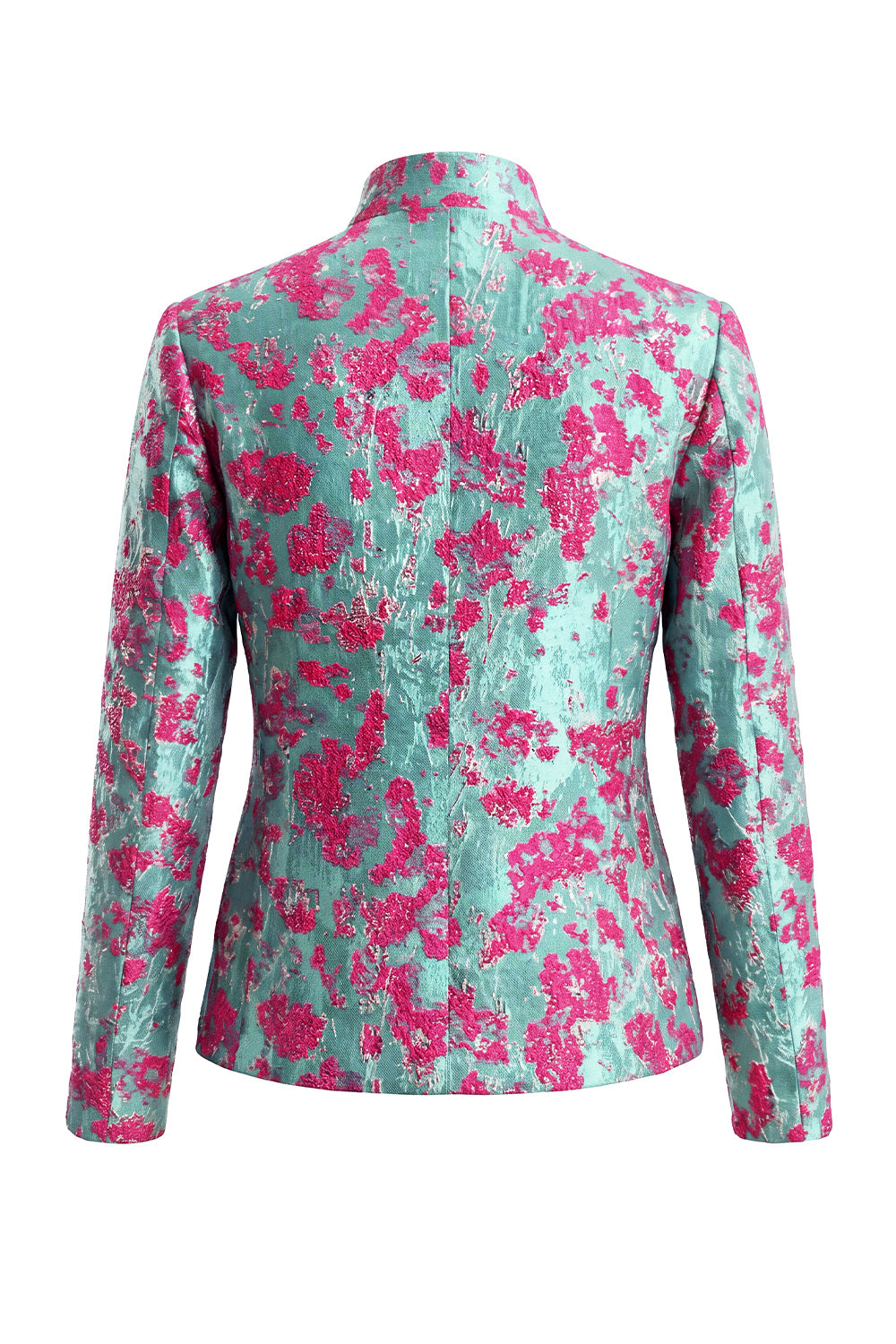 2 Piece Dusty Green Floral Slim Fit Prom Suits