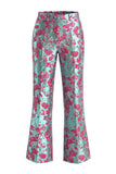 2 Piece Dusty Green Floral Slim Fit Prom Suits